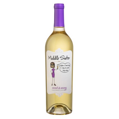 Middle Sister Moscato White Wine - 750ml Bottle