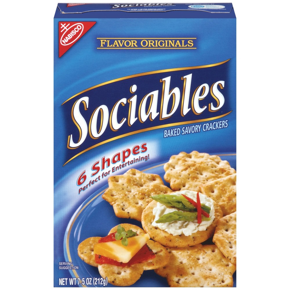 UPC 044000030483 product image for Sociables Baked Crackers - 7.5oz | upcitemdb.com