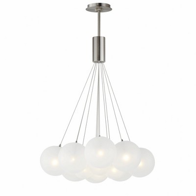 ET2 Lighting Burst 12 - Light Pendant in  Satin Nickel
