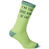 Crazy Dog T-Shirts Women's I'm The Good Kind Of Fat Socks Funny Avocado Pit Butt Cheeks Footwear - image 3 of 4