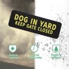 Unique Bargains Acrylic Safety Durable Indoor Outdoor Dog in Yard Signs 3x9 Inch - 4 of 4