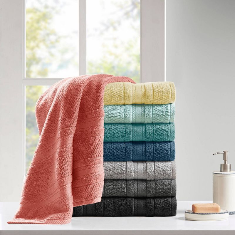 6pc Roman Super Soft Cotton Bath Towel Set, 5 of 9