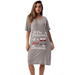 Just Love Short Sleeve Nightgown Sleep Dress for Women Sleepwear 4361-197-M - 1 of 3