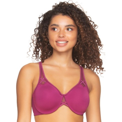 Paramour By Felina Women's Amaranth Cushioned Comfort Unlined Minimizer Bra  : Target