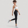 Anna-Kaci Active Women's Strappy V Neck Sports Bra Top with Wide Shoulder Bands and Soft Stretch Fabric - 4 of 4