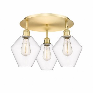 Cindyrella - 3 Light Flush Mount In Industrial Style-11 Inches Tall and 19.75 Inches Wide - 1 of 1