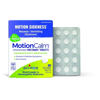 Photo 1 of Boiron MotionCalm Homeopathic Medicine For Motion Sickness  -  60 Tablet