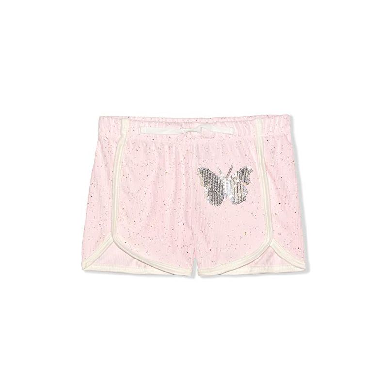 Young Hearts Girl's 2-Pack Glitter Lounge Shorts Set for kids, 2 of 6