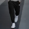 Dalix Ghost Embroidery Jogger Midweight Fleece Sweatpants Soft Lounge Pant Drawstring Waistband Pockets Mens - 3 of 4