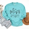 Simply Sage Market Women's Spread Kindness Like Wildflowers Long Sleeve Garment Dyed Tee - 3 of 4