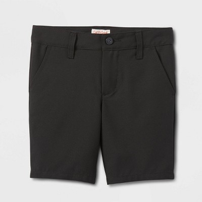 Toddler Boys' Quick Dry Uniform Chino Shorts - Cat & Jack™ Black