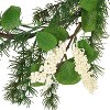 GDFStudio Loveren 62" Eucalyptus and Pine Artificial Garland/Wreath with Berries - 4 of 4