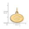 Black Bow Jewelry 10k Yellow Gold Georgia Bulldogs NCAA Extra Small Pendant - 2 of 3