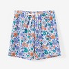 PATPAT Couples Vacation Hawaiian Tropical Floral Print Swim Trunks Shorts and Two-Piece Swimsuit - 3 of 4