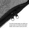 Unique Bargains Picnics BBQ Camping Outdoor Triangle Mesh Hanging Storage Net Bags Black 2 Pcs - 4 of 4