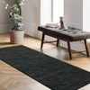 Machine Washable Low Pile Area Rug with Non-Slip Backing, Soft Foldable Solid Modern Carpet, Ideal for Bedroom, Living Room, Home, and Office. - 3 of 4