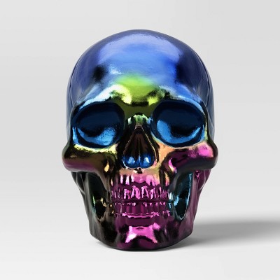 Plastic Electroplating Slick Finish Skull-Oil Figurine - Hyde and EEK! Boutique™
