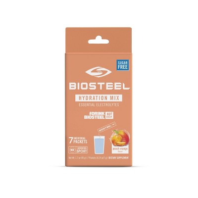BioSteel Hydration Powder Mix Bag - Peach Mango - 7ct