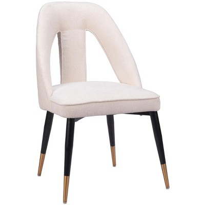 Zuo Artus Dining Chair Ivory