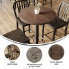 Flash Furniture Bennett Solid Wood Indoor 1.5 Inch Thick Round Tabletop - 4 of 4