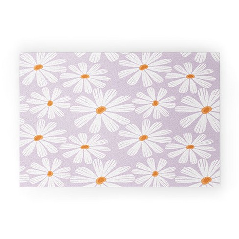 Rosebudstudio Dance Daisies Small Welcome Mat - Society6 : Target