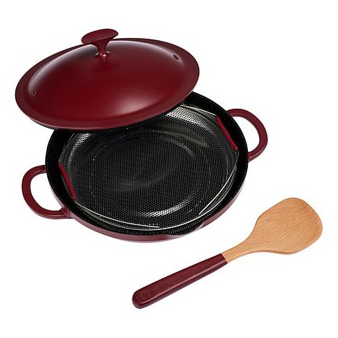 Curtis Stone Dura-pan+ Nonstick All Day Chef's Pan With Steamer & Tool ...