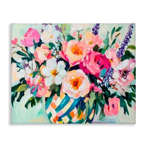 Stupell Industries Colorful Bouquet in Spring Vase Canvas Art - 1 of 4