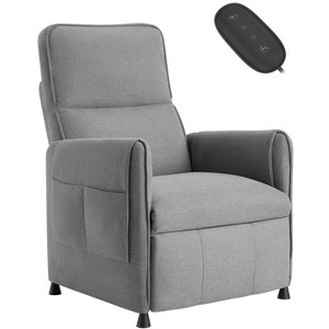 Electric Adjustable Recliner Chair with Remote Control and Thick Seat Backrest for Adults, Single PU Leather Recliner Chair for Living Room - 1 of 1