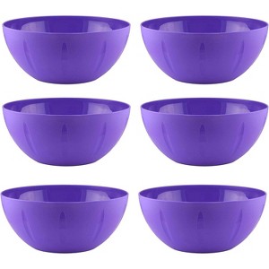 YBM Home Plastic Serve Mixing Bowl, Pack of 6 - 1 of 4