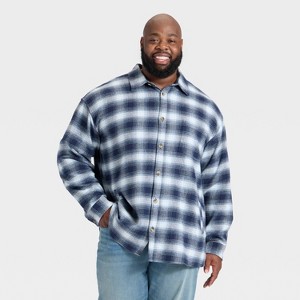 Men's Big & Tall Heavyweight Flannel Shirt - Goodfellow & Co™ - 1 of 3