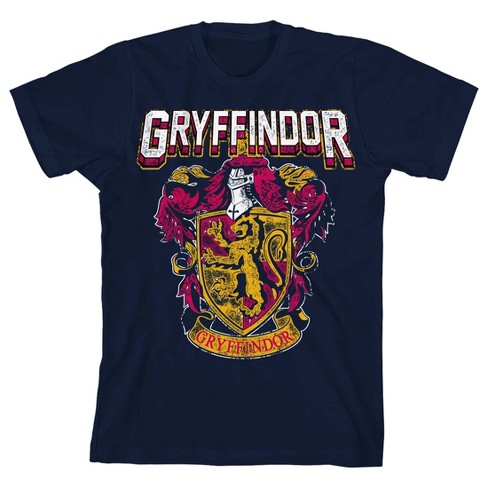 Harry Potter Gryffindor Crest Boy's Navy T-shirt - image 1 of 1