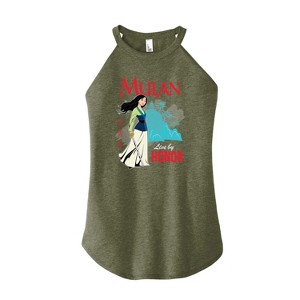 Women's - Disney - Live By Honor Graphic High Neck Tank - 1 of 2