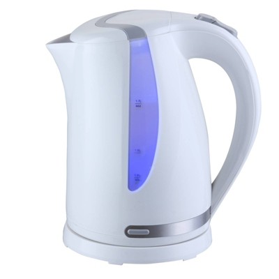 Megachef 1.8 Liter Half Circle Electric Tea Kettle In White : Target