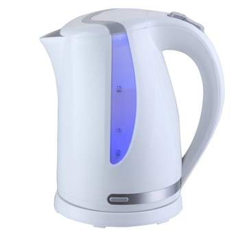 MegaChef 1.7L Electric Tea Kettle - White