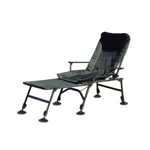 VisioGear Outdoor Portable Chairs, Folding Chair with Detachable Footrest, Portable Chair with Adjustable backrest, Green, 55.91"*23.23"*34.25" - 1 of 4