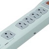 Belkin® 885-Joules Metal Surge Protector, 6 Outlets, 15-Ft. Cord with Straight Plug, F9D600-15-DP in Black - 4 of 4