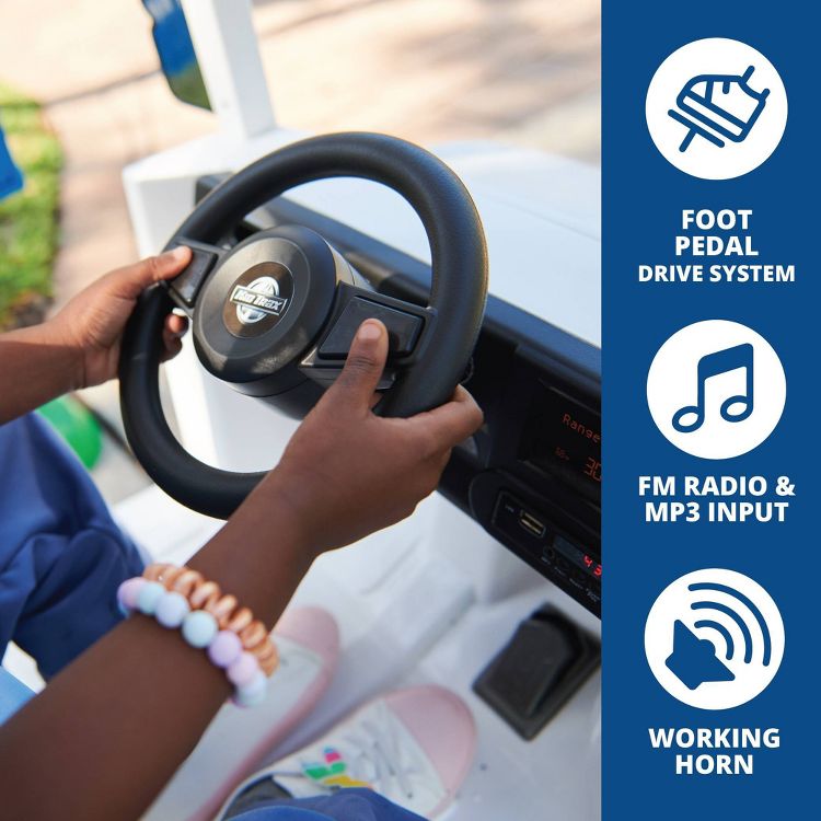 Flybar USPS Electric Ride-On Truck: Powered Toy for Ages 3-5, 60lb Capacity, 3 of 5