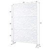 Vynxaria Outdoor & Indoor Privacy Screen Metal Privacy Screen 76" H¡Á48" W, Freestanding Decorative Privacy Screen - 4 of 4