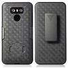 Nakedcellphone Case with Stand and Belt Clip Holster for LG G6 Phone - Black - 2 of 4