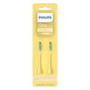 Philips One by Sonicare Replacement Electric Toothbrush Head - 2pk - 1 of 4