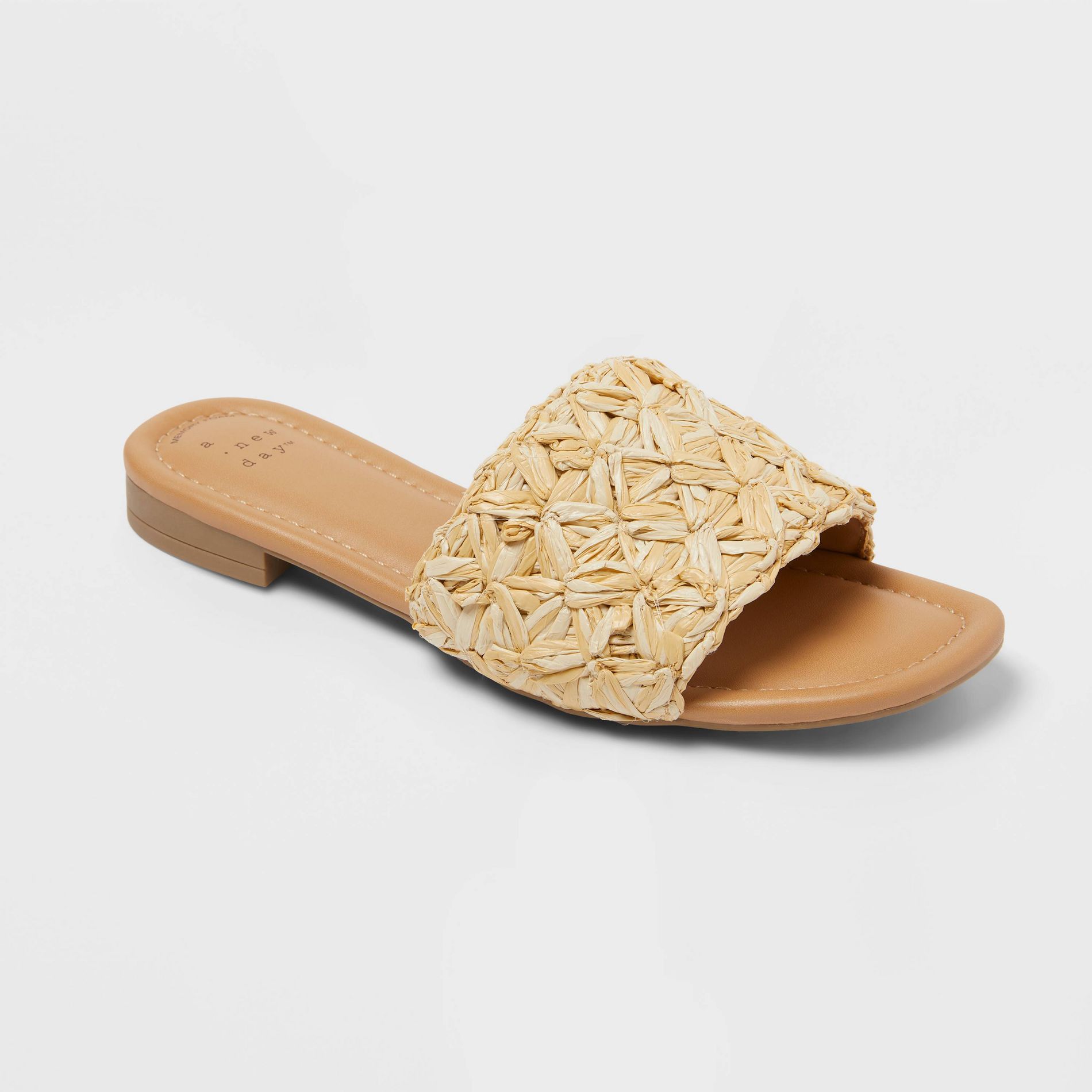 Women’s Jolie Slide Sandals - A New Day™ Natural