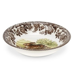 Spode Woodland Cereal Bowl, Rabbit, 6.25 in, Perfect for Oatmeal, Salads, and more, Made in England from Fine Earthenware, Microwave & Dishwasher Safe - 1 of 3