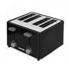 Courant 4-Slice Toaster, Black/Stainless - image 2 of 4