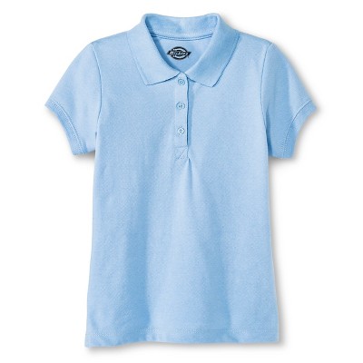 girls blue polo shirts