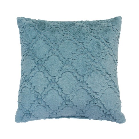 decorative throw pillows blue