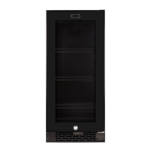 Whynter Built-in Black Glass 80-can capacity 3.4 cu ft. Beverage Refrigerator - 1 of 3