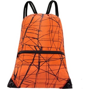 Drawstring Backpack, Lightweight Sports Gym Sack for Men & Women, Durable Cinch Snackpack for Beach - 1 of 4