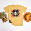 Simply Sage Market Women's Coquette Animal Print PumpkinShort Sleeve Garment Dyed Tee - 3 of 4
