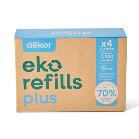 Diaper Dekor Eko Plus Diaper Pail Refills 4pk Target
