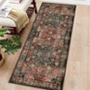 Garvee Washable Living Room Area Rug Vintage Print Non-Slip Runner Vintage Indoor Large Carpet for Bedroom Dining Room Office - 4 of 4
